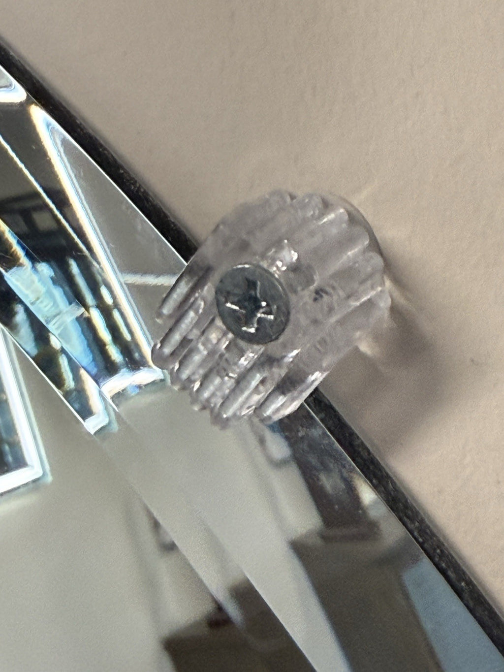 Oval Frameless Bathroom Mirror Beveled Edge Wall Mount Vanity Mirror Clear 24x36