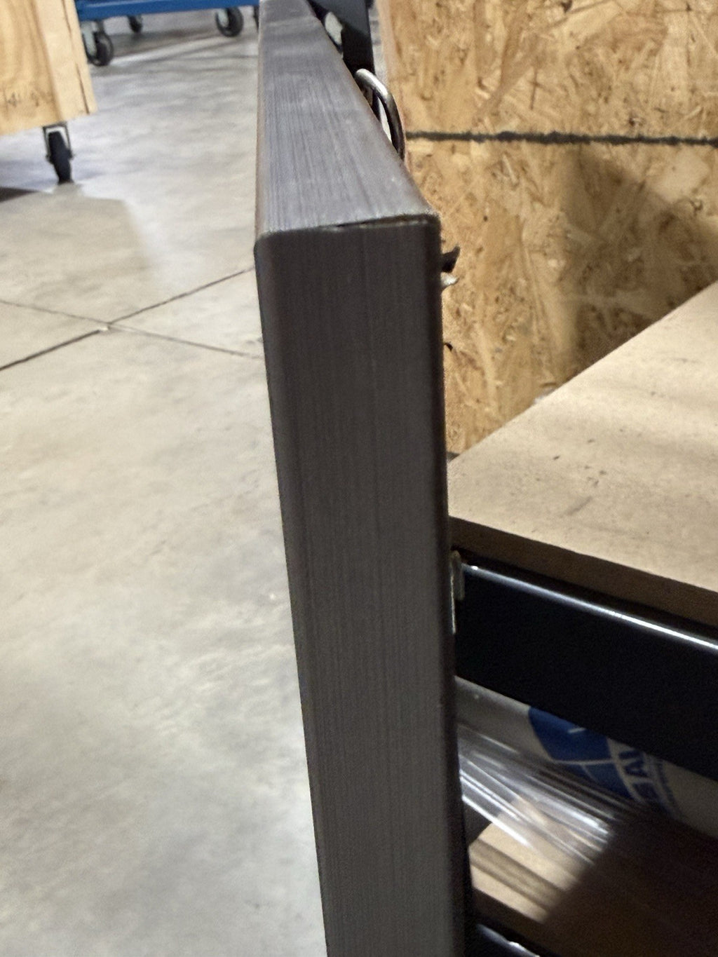 36x24 Modern Wall Mirror Dark Brushed Frame Rectangular Bathroom Vanity Mirror