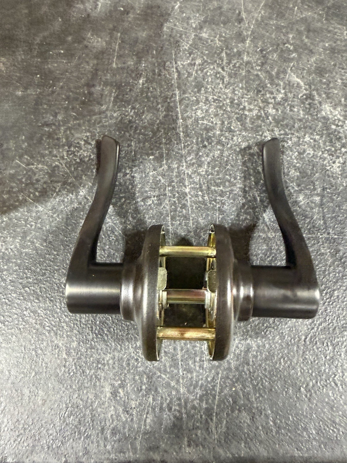 Kwikset Balboa Passage Door Lever Handle Matte Black Hall Closet Interior Lock