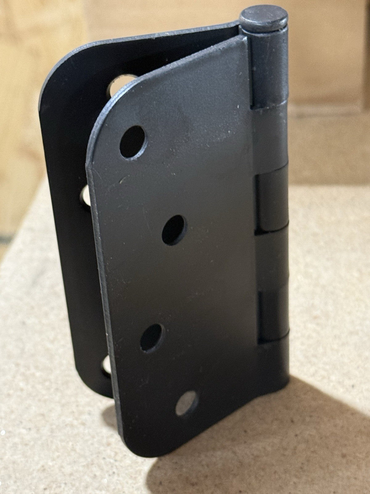 Matte Black Door Hinges Heavy Duty W/ Screws Interior Exterior Door Hinges New