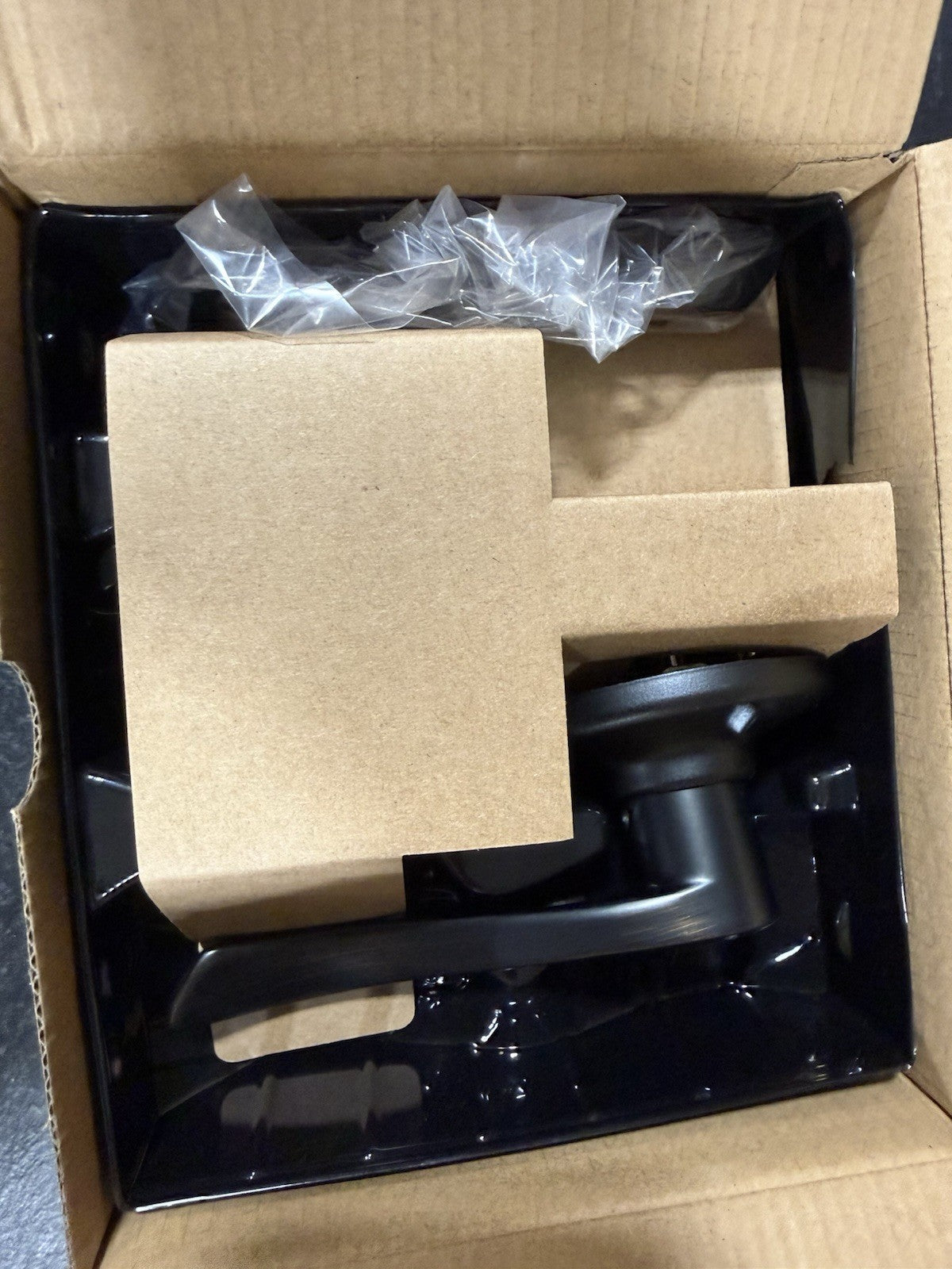 Kwikset Balboa Passage Door Lever Handle Matte Black Hall Closet Interior Lock