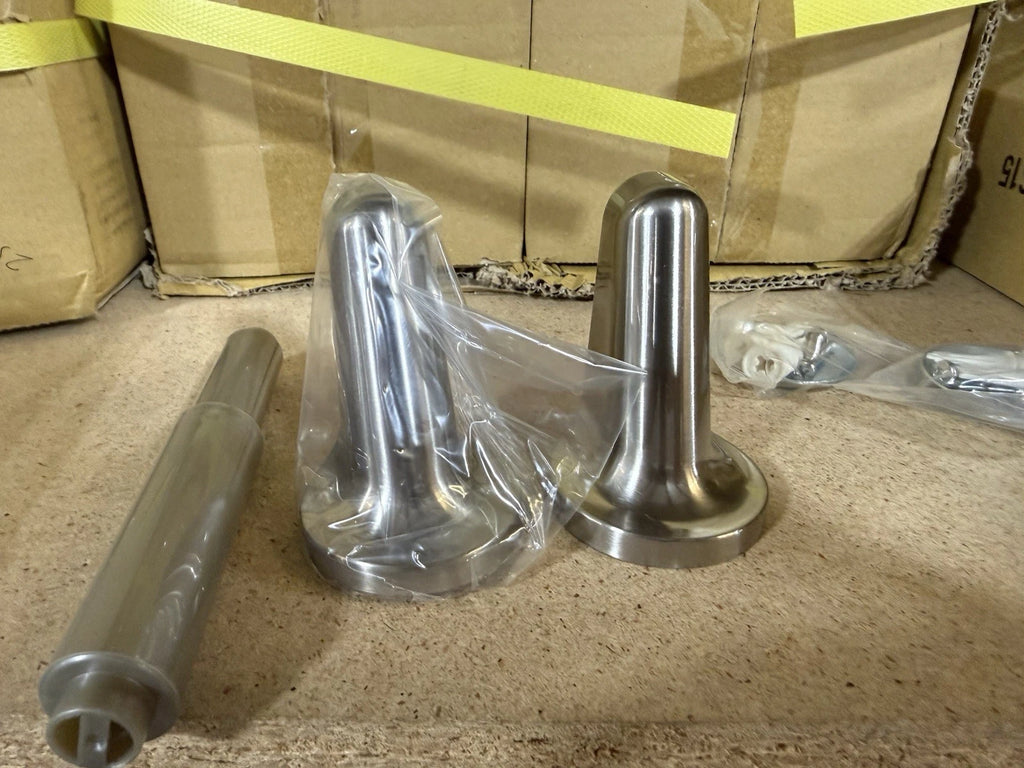 Portman Paper Holder US15 Satin Nickel Bathroom Toilet Paper Holder Wall Mount